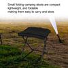 Camping Folding Stool Compact Oxford Cloth Chair for Outdoor Activities