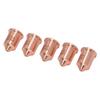5 Pcs 220990 Nozzle Tip Brass Plasma Cutting Torch Nozzle Tips for PMX 65 85 105 125A Consumables