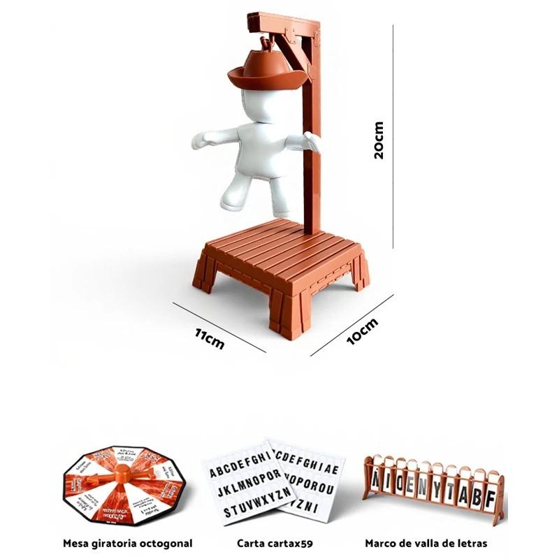 Magnetisches Galgenmännchen Mystery-Wortspiel Spielzeug für Familie Freunde Party Eltern-Kind-Interaktion Tischspiele Kinder Pädagogisches Spielzeug Geschenk