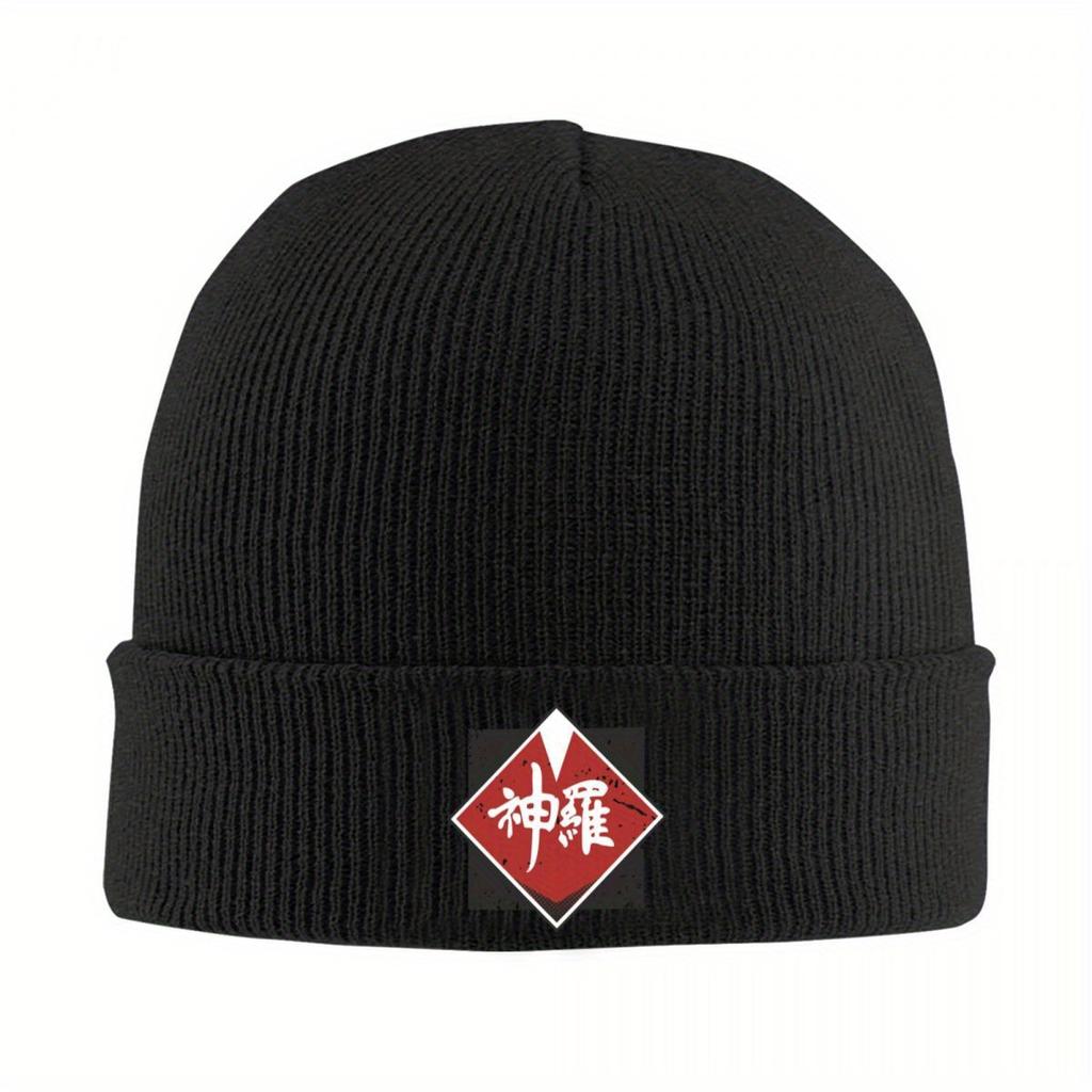 Shin-Ra Company Knit Hat Beanie Winter Hats Warm Hip Hop Final Fantasy VII Video Game Cap Unisex Women Gifts