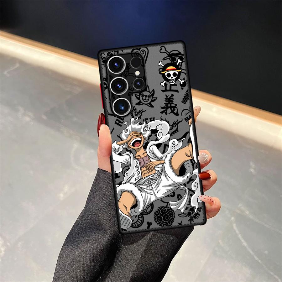 One Pieces Anime Case for Samsung Galaxy S25 Ultra S22 S24 Plus S21 S20 FE S23 FE S26 Note 20 Ultra 10+ Funda Back Phone Cover