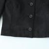 Spring 2025 Women's Suede Textured Short Coat: Versatile, Casual, and Stylish