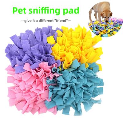Hunde Schnüffelteppich Langsames Futter Puzzle Spielzeug Anti-Erstickung Futtertasche Interaktives Haustier Schnüffelmatte
