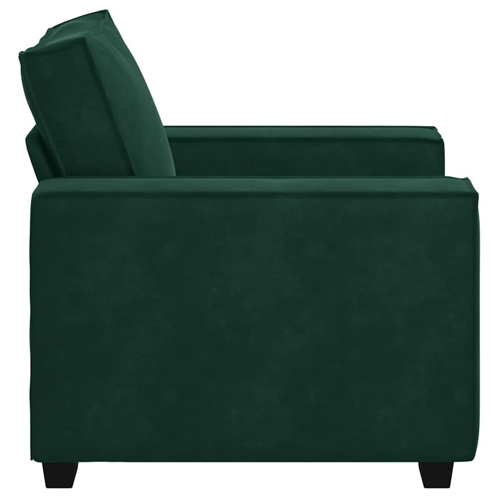 Armchair Dark Green 100x78x84 cm Velvet
