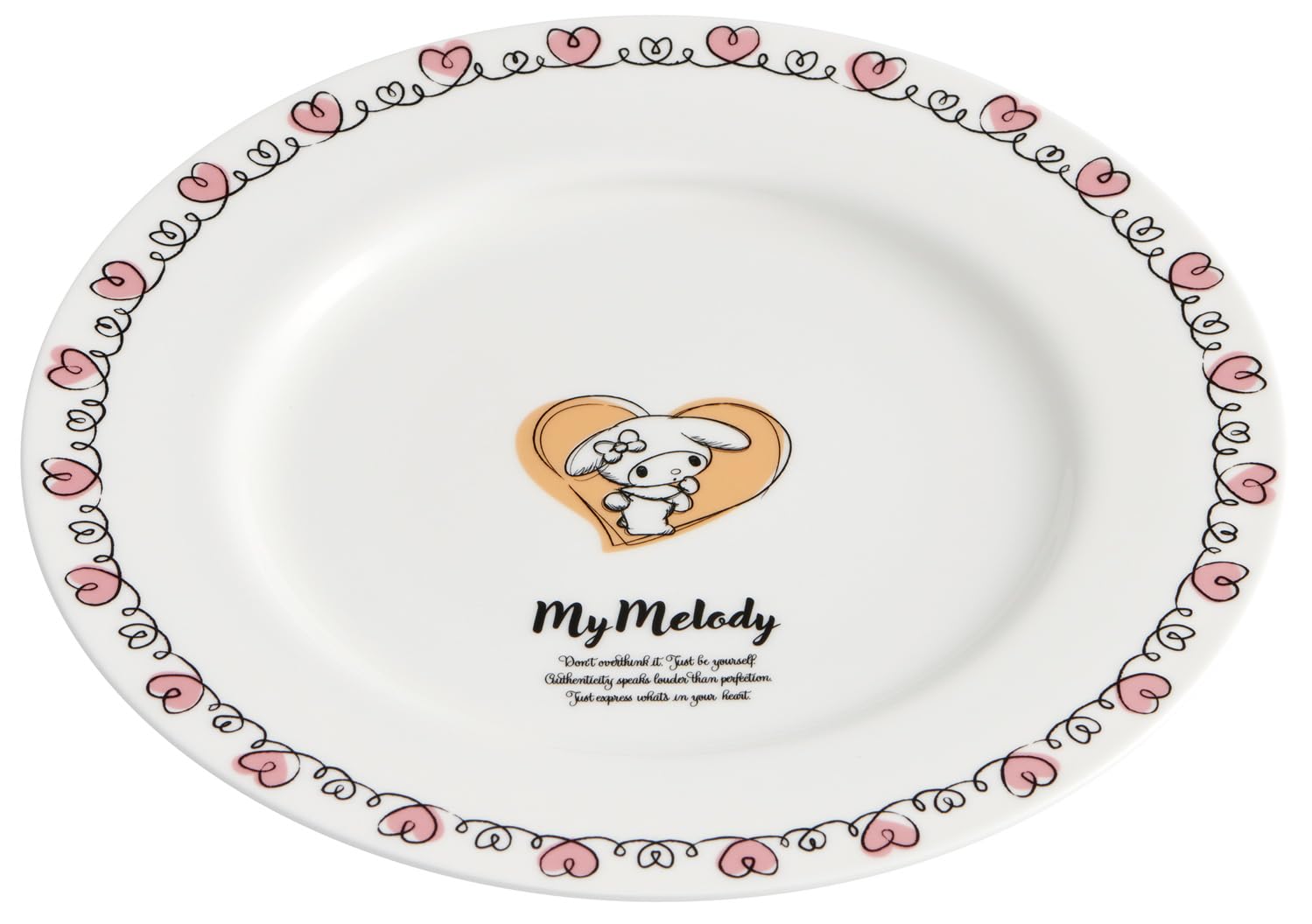 

Skater Plate, 23cm, Dishwasher Safe, NARUMI Bone China, Made in Japan, Sanrio My Melody Drawing, CBPL23-A