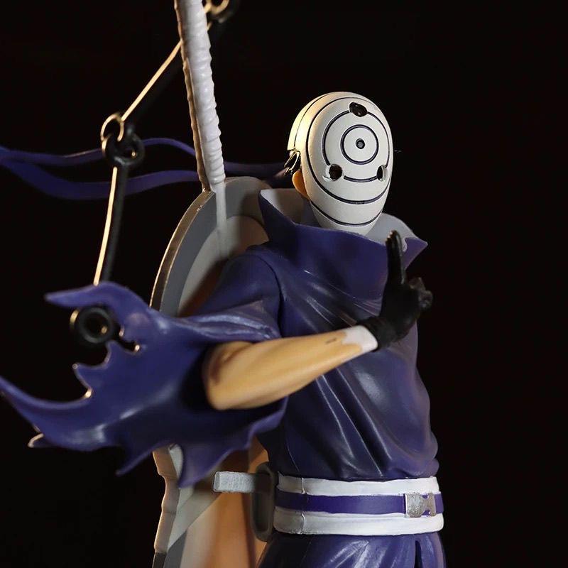 Naruto Anime Handheld Uchiha Obito Anime Statue Collection Model Toy Gift 21cm