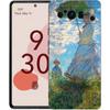 Claude Monet Impressionism Painter For Google Pixel 8 7 6 Pro 6A 5G Black Phone Case Soft Shockproof Back Cover TPU Shell Coque