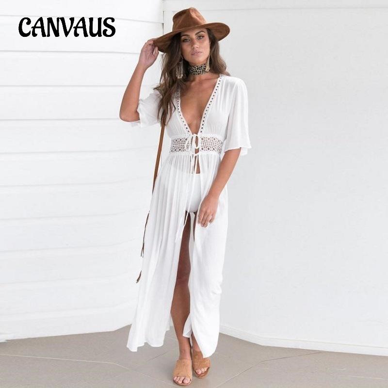 

Женские кружевные пляжные купальники больших размеров с кружевом S белый