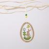 Easter Decor Easter Ornaments Wood Material Hanging Ornaments Wooden Ornaments  Outdoor Decor