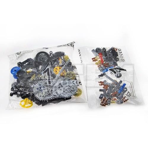 ASTEM 100 kusů + Technic Ozubená kola a nápravy Lego Technic Set, ozubnice (Ozubený čep-nápravový diferenciál Novinka) Kusová sada příslušenství pro stavbu auta (Běžel