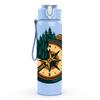 1PC Vintage Compass Outdoor Adventure Print 750ml Color Plastic Sports Water Bottle Leakproof Flip Straw Lid Suitable for Sports Office Home Use