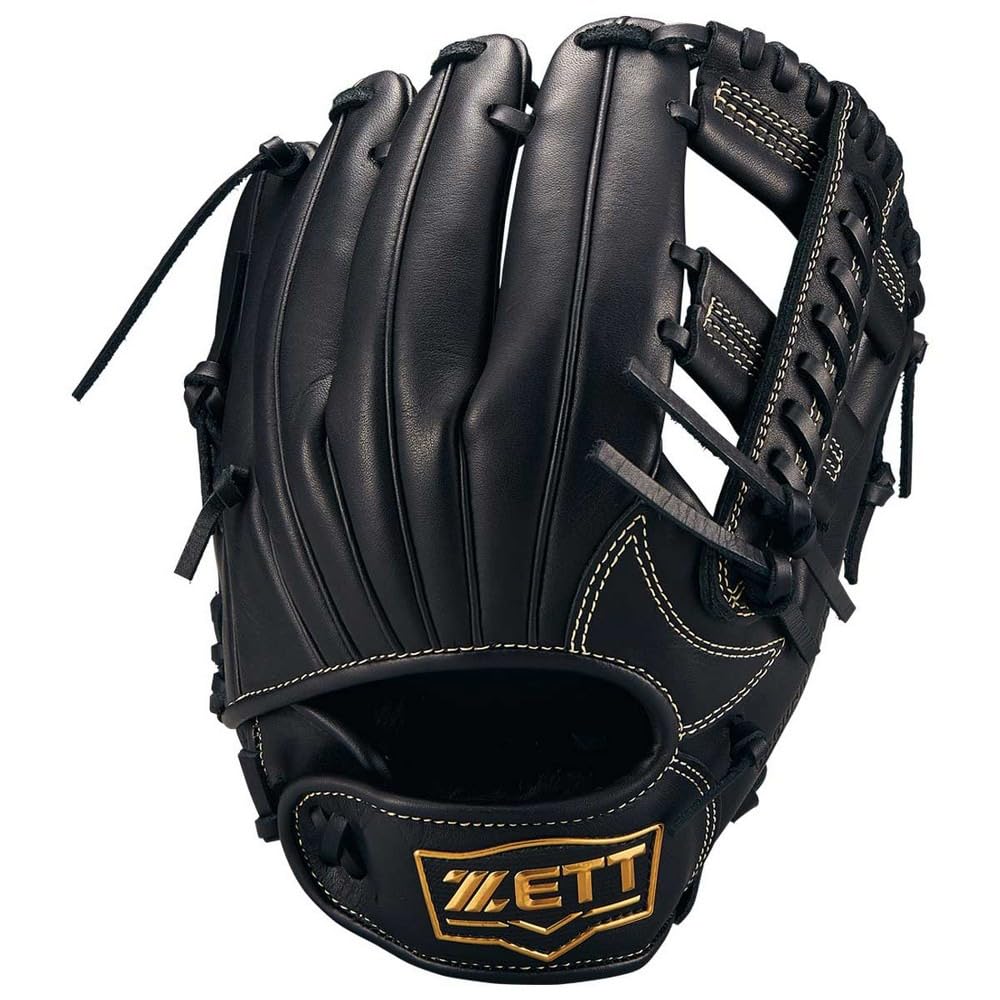 

ZETT Youth Softball Ground Black Size BJGB76535F Glove, Hero, All-Around, (1900), M,