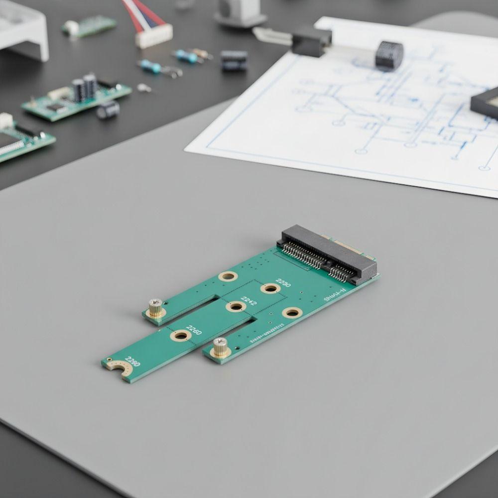 MSATA Interface MSATA To NGFF Adapter Plug and Play Mini PCIe to M.2 Adapter  Data Transfer