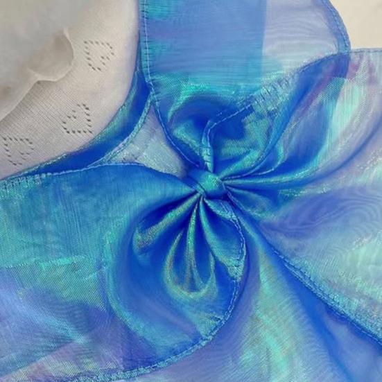 Hundekleid mit großer Schleife Mädchen Hunde Prinzessinnenkleid Sommer Ärmellos Haustier