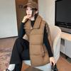 Down cotton vest women's autumn and winter new popular loose outer wear vest jacket vest vest women's outer wear