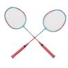 Badminton Racket Lightweight Portable Iron Alloy Frame Double Badminton Racquets for Beginner