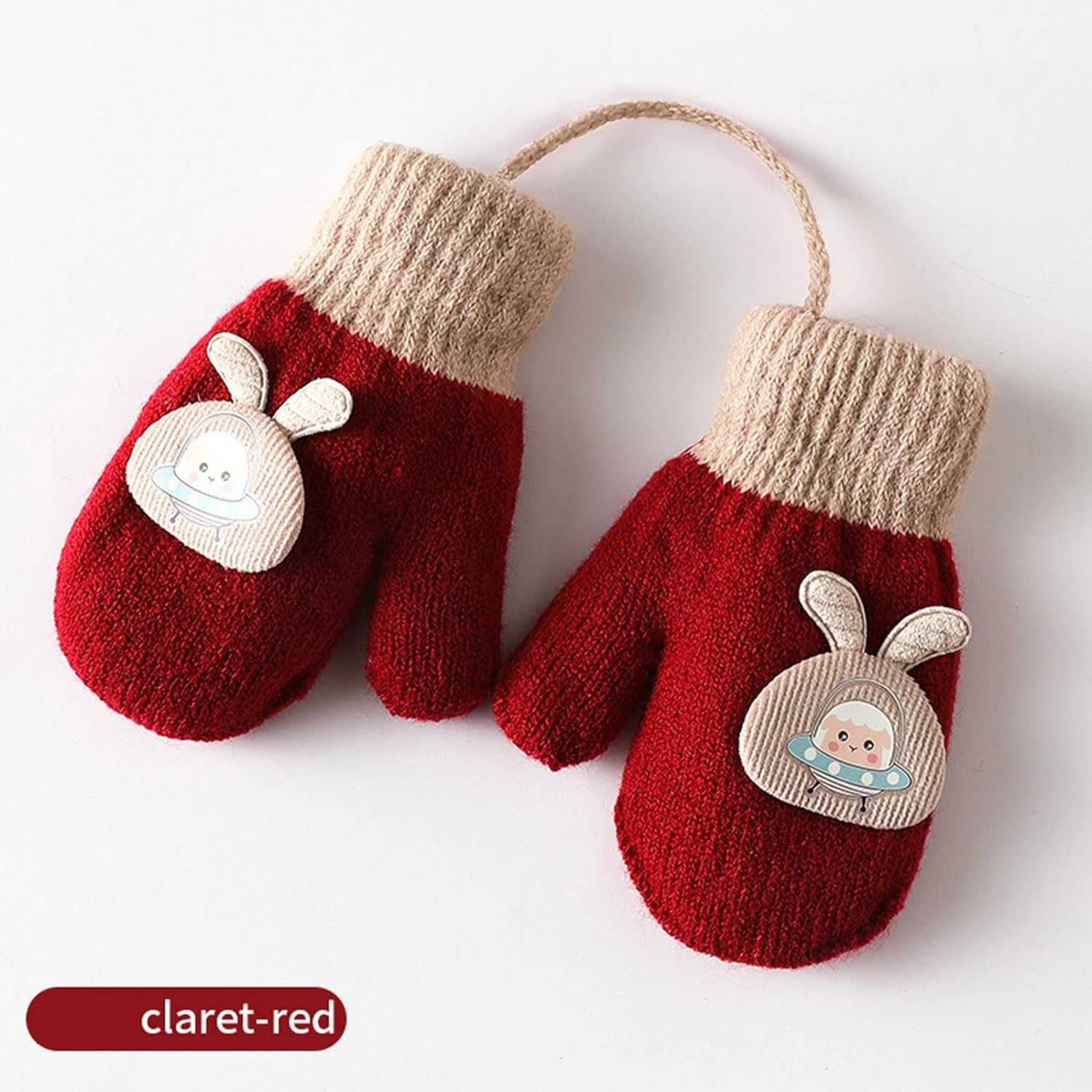 

Детские перчатки Варежки Детские перчатки для малышей Мальчики Девочки От 1 до 5 лет Детские перчатки Трикотажные перчатки Зимние теплые утолщенные флисовые перчатки Перчатки с длинными пальцами One Size