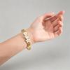 Enamel Design Gold Plated Bracelet Stainless Steel Women's Bracelet  Women Daily Wear