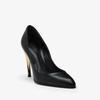 Fashion Fashion Black White Irregular Heel Women High Heeled Shose Spring Autumn European American Personalized Single Shoe Size 34-43