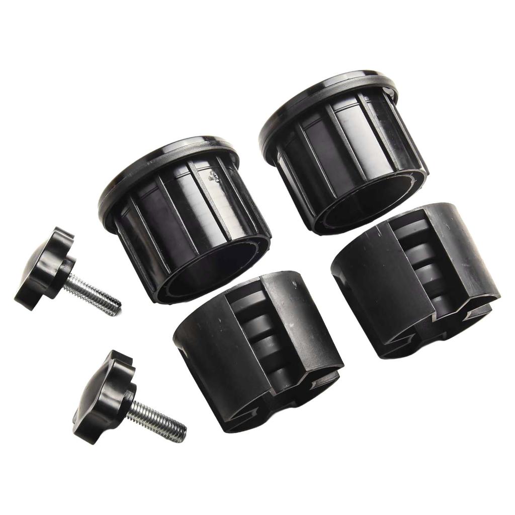 6Pc Parasol Base Stand Umbrella Holder Adaptor Tube Bolt Fixing Mount Accessorie Outdoor Umbrella Seat Cover