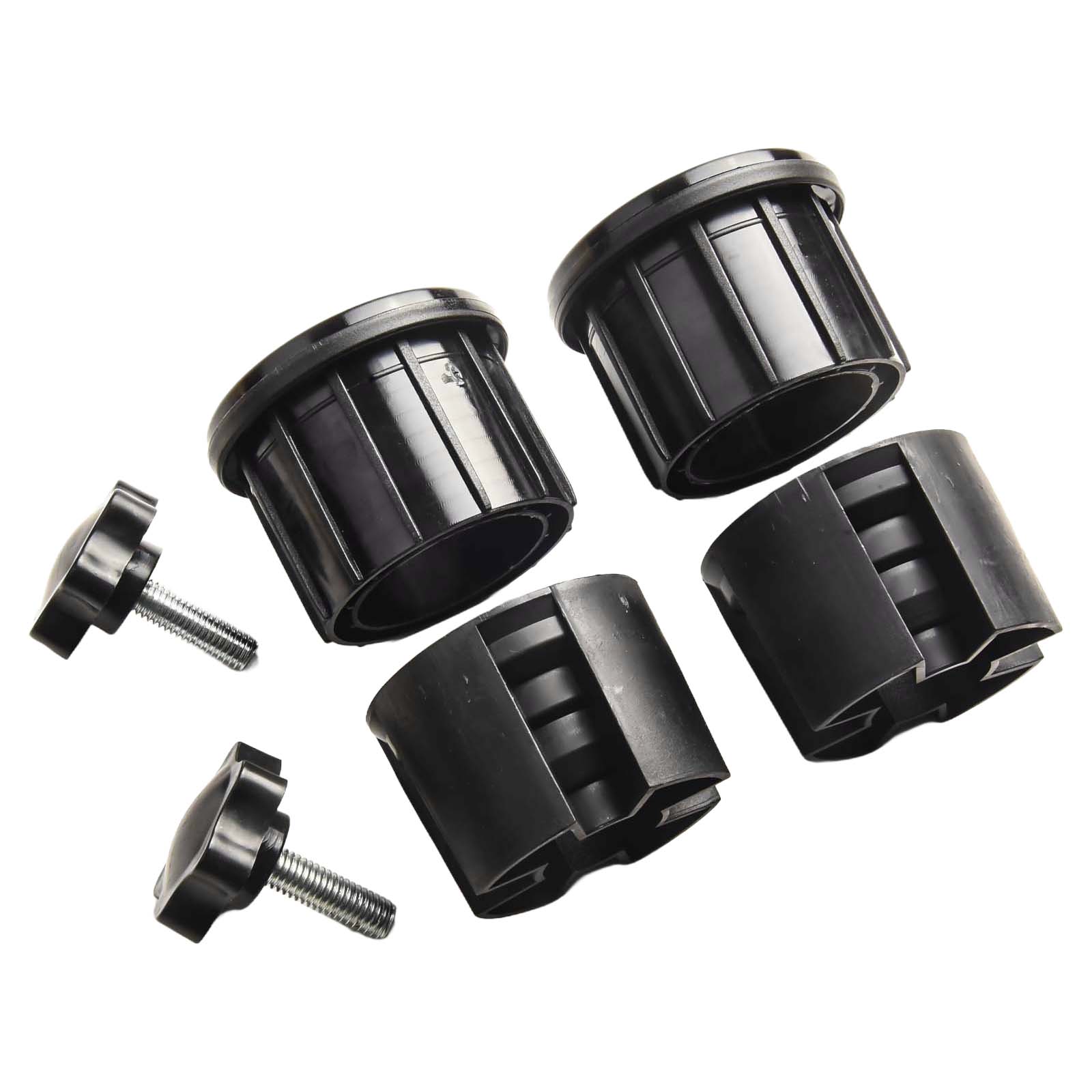 6Pc Parasol Base Stand Umbrella Holder Adaptor Tube Bolt Fixing Mount Accessorie Outdoor Umbrella Seat Cover