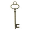 Retro Antique Bronze Color Key DIY Alloy Accessories Fashion Personality Love Pendant