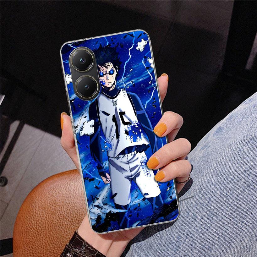 Blue Lock Isagi Yoichi Phone Case For Xiaomi Poco X7 X6 X5 Pro F7 Ultra Redmi 15C 15 13C 13 12C 12 10 10A 10C 9 9A 9C 9T Cover P