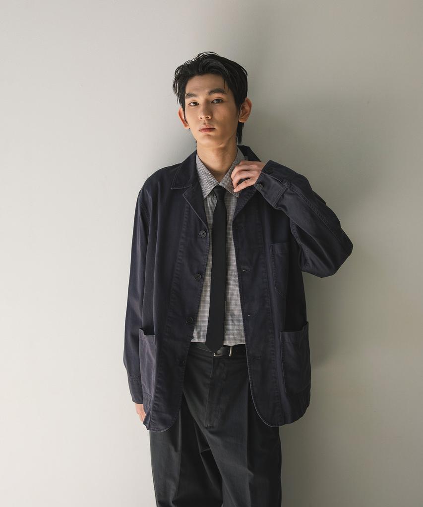 Another Office Hermit Garment Coverall Jacket (Smoky Indigo)