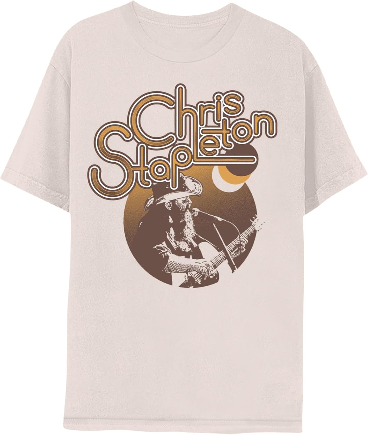

Chris Stapleton T Shirt for Men & Women Portrait On Stage Natural Graphic Crew Neck, Short Sleeve Tee 5XL різнокольоровий
