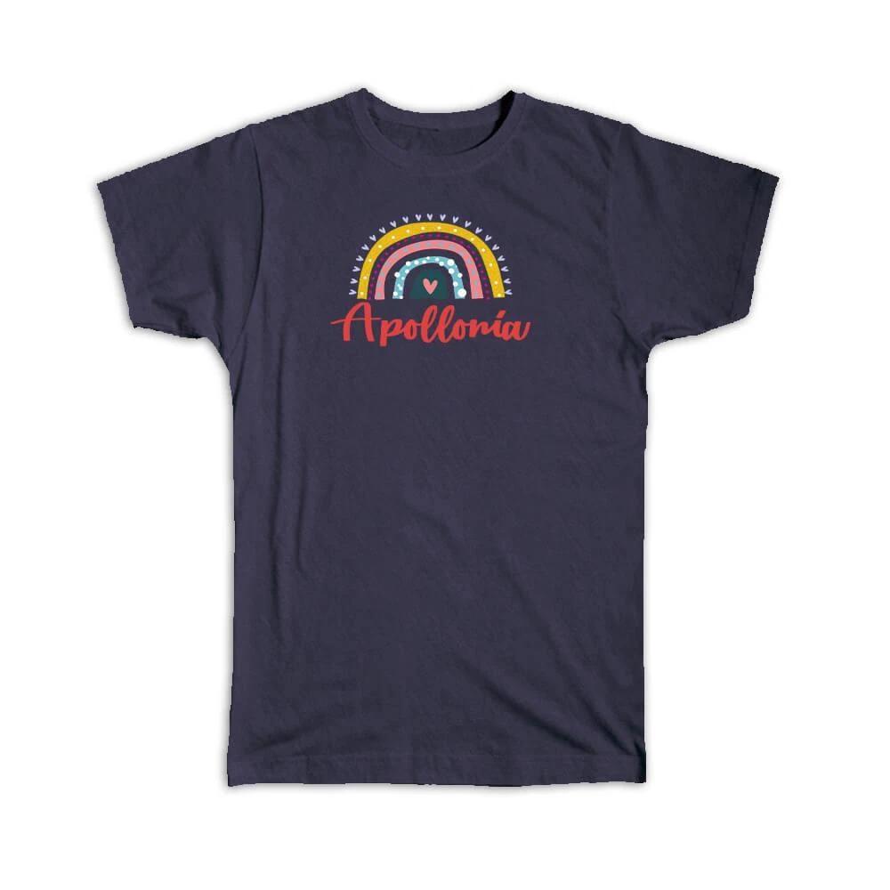 Gift T-Shirt : Apollonia Albania Albanian Rainbow 3XL