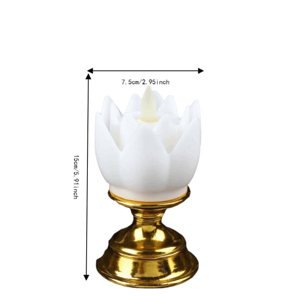Plastic Battery Powered Flower Shaped LED Table Lamp  Bedside Small Decorative Night Lamp