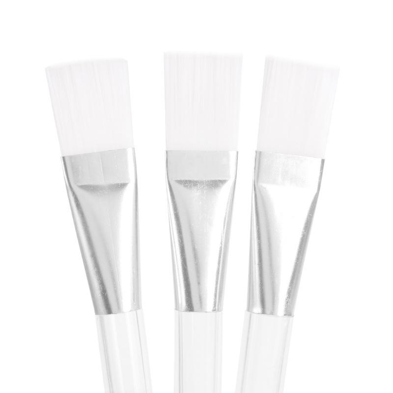 Transparent Crystal Mask Brush - Soft Bristle Face Brush for Salon and Spa