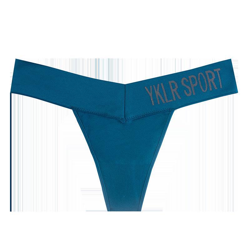 Perizoma Seamless a Vita Bassa da Donna Europea e Americana - Sexy Sportivo Fitness Design Profondo a V Vita Larga
