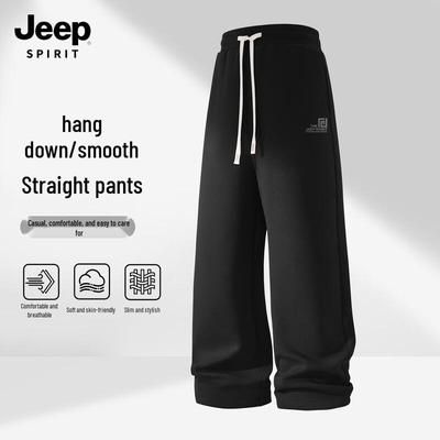 Jeep Spirit Men's 2025 Autumn Casual Straight-Leg Pants