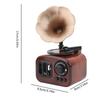 Vintage Nostalgia Phonograph Music Box Home Desktop Scene Decoration Small Ornaments Realistic Phonograph Toy Perfect Gift