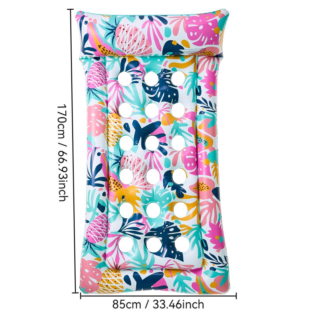 New Style Daisy Stripe Inflatable Pool Float Lounger