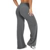 High-Waisted Wide Leg Yoga Pants Women Breathable Stretchy Workout Trousers 9/10 Length Slimming Fit