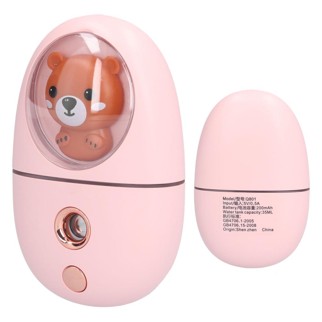 Beauty Sprayer Pink Portable Moisturizing Hydrating ColdType NanoLevel Hydrating Instrument for Home