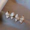 S925 Silver Needle Korean High-end Butterfly Knot Earrings, Female Niche Design, Light Luxury Earrings, New Earrings