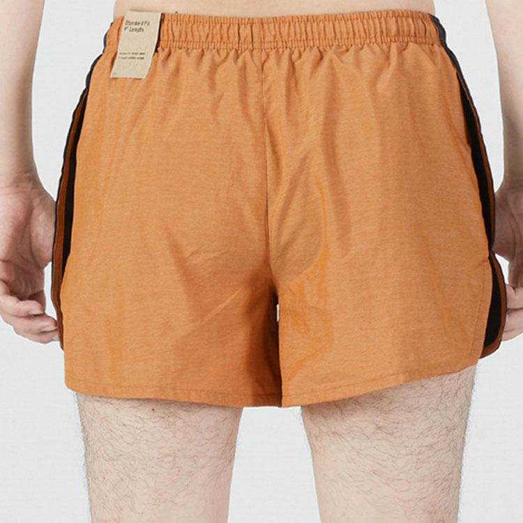 Nike Logo Print Elastic Waist Straight-Leg Shorts Men Bottoms Yellow DM4802-241