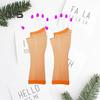 1 Pair Performance Gloves Hollow Out Fishnet Thin High Elasticity Fingerless Thin See-through Cosplay Club Party Festivals Gloves