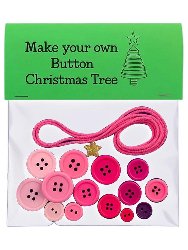 Christmas Snowman Ornament Kit Handmade Button Snowman Decorating Kit Window New Year Decor for Holiday Patio Courtyard Outdoor