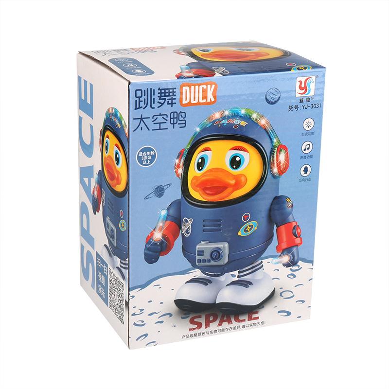 

Электрическая поющая и танцующая космическая утка музыкальная легкая танцующая детская милая утка детские игрушки синий
