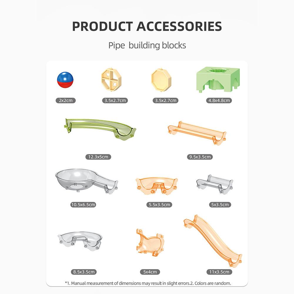 Children'S Diy Two-In-One Pipe Building Block Parent-Child Interaction To Build Educational Toys Gifts