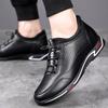 Breathable inner heightening shoes leather shoes invisible 6cm men's leather 8cm hole sports small casual heightening shoes men