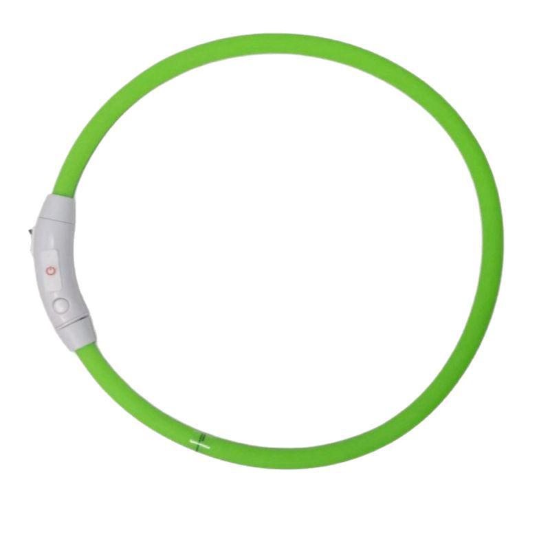 USB dobíjecí LED obojek pro psa s portem typu C pro noční viditelnost