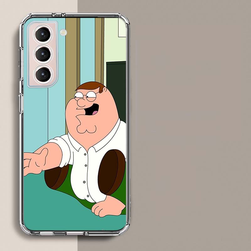 F-Family Funny Guy Phone Case For Samsung A16 A26 A36 A56 A17 A15 A25 A35 A55 A14 A24 A34 A54 A04S A05S Galaxy Note 20 10 9 8 A9