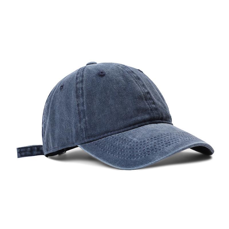 Fashionable Pure Cotton Baseball Hat Soft Brim And Size Adjustable