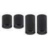4Pcs Motorrad Docking Hardware Punkt Abdeckung Schwarz Chrom Für Harley Touring Electra Glide Road King Street Glide 2009-2024