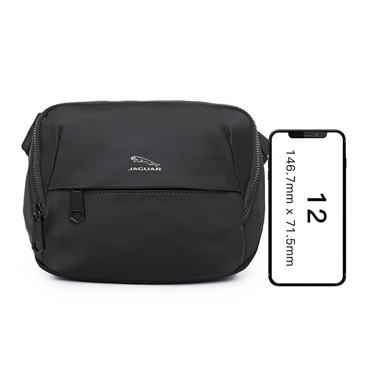 New JAGUAR Fabric Crossbody Bag Regular Men's Black JA1T1201143201
